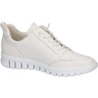 Waldlaufer kényelmi fűzős cipzáras cipő H-Birdy bőr fehér