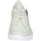 Waldlaufer kényelmi fűzős cipzáras cipő H-Birdy bőr mentazöld