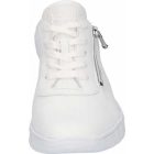 Waldlaufer kényelmi fűzős cipzáras cipő H-Birdy bőr fehér