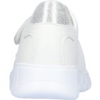 Waldlaufer Ortho Tritt tépőzáras balerina H-Birdy bőr/sztreccs fehér ezüst