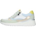 Waldlaufer kényelmi fűzős cipzáras cipő H-Carla bőr színes