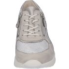 Waldlaufer kényelmi fűzős cipzáras cipő H-Clara nubuk drapp szürke