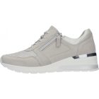 Waldlaufer Ortho Tritt fűzős cipzáras cipő H-Clara nubuk/sztreccs szürke ezüst