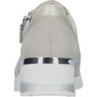 Waldlaufer Ortho Tritt fűzős cipzáras cipő H-Clara nubuk/sztreccs szürke ezüst