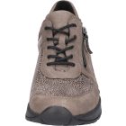 Waldlaufer Ortho Tritt fűzős cipzáras cipő H-Clara bőr/velúr/sztreccs szürke