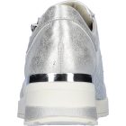 Waldlaufer Ortho Tritt fűzős cipzáras cipő H-Clara bőr/sztreccs fehér ezüst