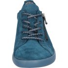 Waldlaufer kényelmi fűzős cipzáras cipő H-Cloé velúr zöldeskék