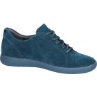 Waldlaufer kényelmi fűzős cipzáras cipő H-Cloé velúr zöldeskék