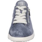 Waldlaufer kényelmi fűzős cipzáras cipő H-Teresa velúr kék