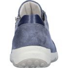 Waldlaufer kényelmi fűzős cipzáras cipő H-Teresa velúr kék