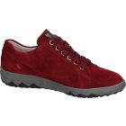 Waldlaufer kényelmi fűzős cipzáras cipő H-Teresa velúr piros