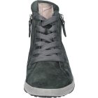 Waldlaufer kényelmi fűzős cipzáras bokacsizma H-Teresa velúr zöld