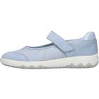 Waldlaufer Ortho Tritt tépőzáras balerina H-Teresa nubuk/sztreccs világoskék