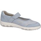 Waldlaufer Ortho Tritt tépőzáras balerina H-Teresa nubuk/sztreccs világoskék
