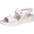Waldlaufer kényelmi tépőzáras szandál H-Izzy bőr törtfehér