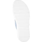 Waldlaufer kényelmi tépőzáras papucs H-Izzy bőr világoskék