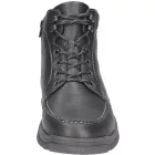 Waldlaufer kényelmi fűzős cipzáras bokacsizma H-Lino bőr fekete