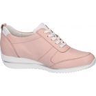 Waldlaufer kényelmi fűzős cipzáras cipő Himona szarvasbőr rózsaszín fehér
