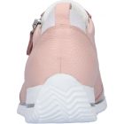 Waldlaufer kényelmi fűzős cipzáras cipő Himona szarvasbőr rózsaszín fehér