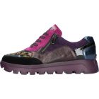 Waldlaufer kényelmi fűzős cipzáras cipő H-Ajala velúr/bőr/lakkbőr/textil színes