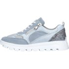 Waldlaufer Ortho Tritt fűzős cipzáras cipő H-Ajala nubuk/sztreccs világoskék