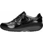 Waldlaufer dynamic gördülő talpú fűzős cipzáras cipő H-Sonja lakkbőr fekete