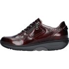 Waldlaufer dynamic gördülő talpú fűzős cipzáras cipő H-Sonja lakkbőr bordó