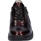 Waldlaufer dynamic gördülő talpú fűzős cipzáras cipő H-Sonja lakkbőr bordó