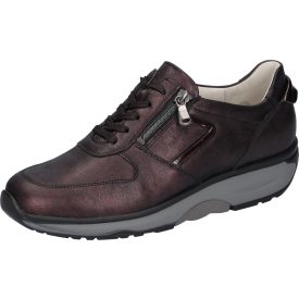   Waldlaufer dynamic gördülő talpú fűzős cipzáras cipő H-Sonja nubuk bordó