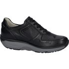 Waldlaufer dynamic gördülő talpú fűzős cipzáras cipő H-Sonja szarvasbőr fekete