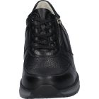 Waldlaufer dynamic gördülő talpú fűzős cipzáras cipő H-Sonja szarvasbőr fekete