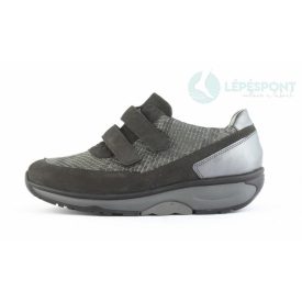  Waldlaufer dynamic gördülő talpú tépőzáras cipő H-Sonja nubuk szürke