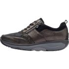 Waldlaufer dynamic gördülő talpú fűzős cipzáras cipő H-Sonja nubuk/sztreccs barna fekete