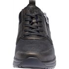 Waldlaufer dynamic gördülő talpú fűzős cipzáras cipő H-Sonja nubuk/sztreccs barna fekete