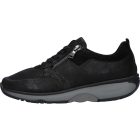 Waldlaufer dynamic gördülő talpú fűzős cipzáras cipő H-Sonja nubuk/velúr/sztreccs fekete