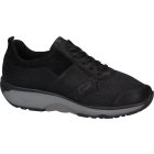 Waldlaufer dynamic gördülő talpú fűzős cipzáras cipő H-Sonja nubuk/velúr/sztreccs fekete