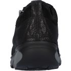 Waldlaufer dynamic gördülő talpú fűzős cipzáras cipő H-Sonja nubuk/velúr/sztreccs fekete