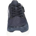 Waldlaufer dynamic gördülő talpú fűzős cipzáras cipő H-Sonja nubuk/lakkbőr/sztreccs sötétkék