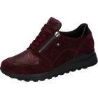 Waldlaufer Ortho Tritt fűzős cipzáras cipő Hiroko velúr/lakkbőr/sztreccs bordó